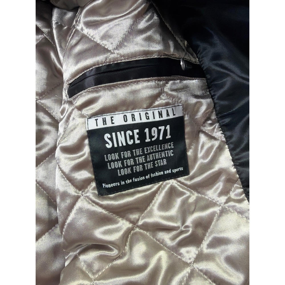 VTG Los Angeles Kings Deadstock NWT Starter Black Label NHL Satin Jacket Mens L - Picture 12 of 14